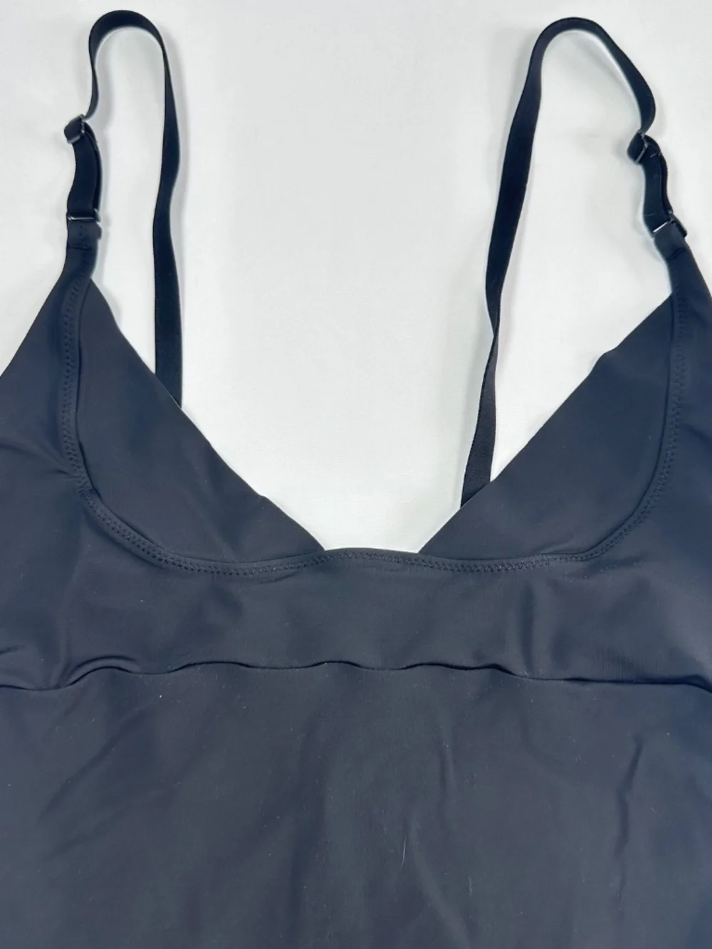 Maidenform Black Shapewear P2541 Bathroom Friendly Size XL Adjustable Straps
